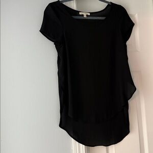 Lush sheer high low top